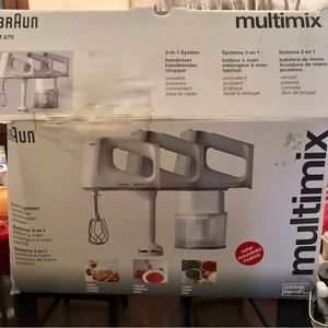 Braun Multimix 3-in-1 System